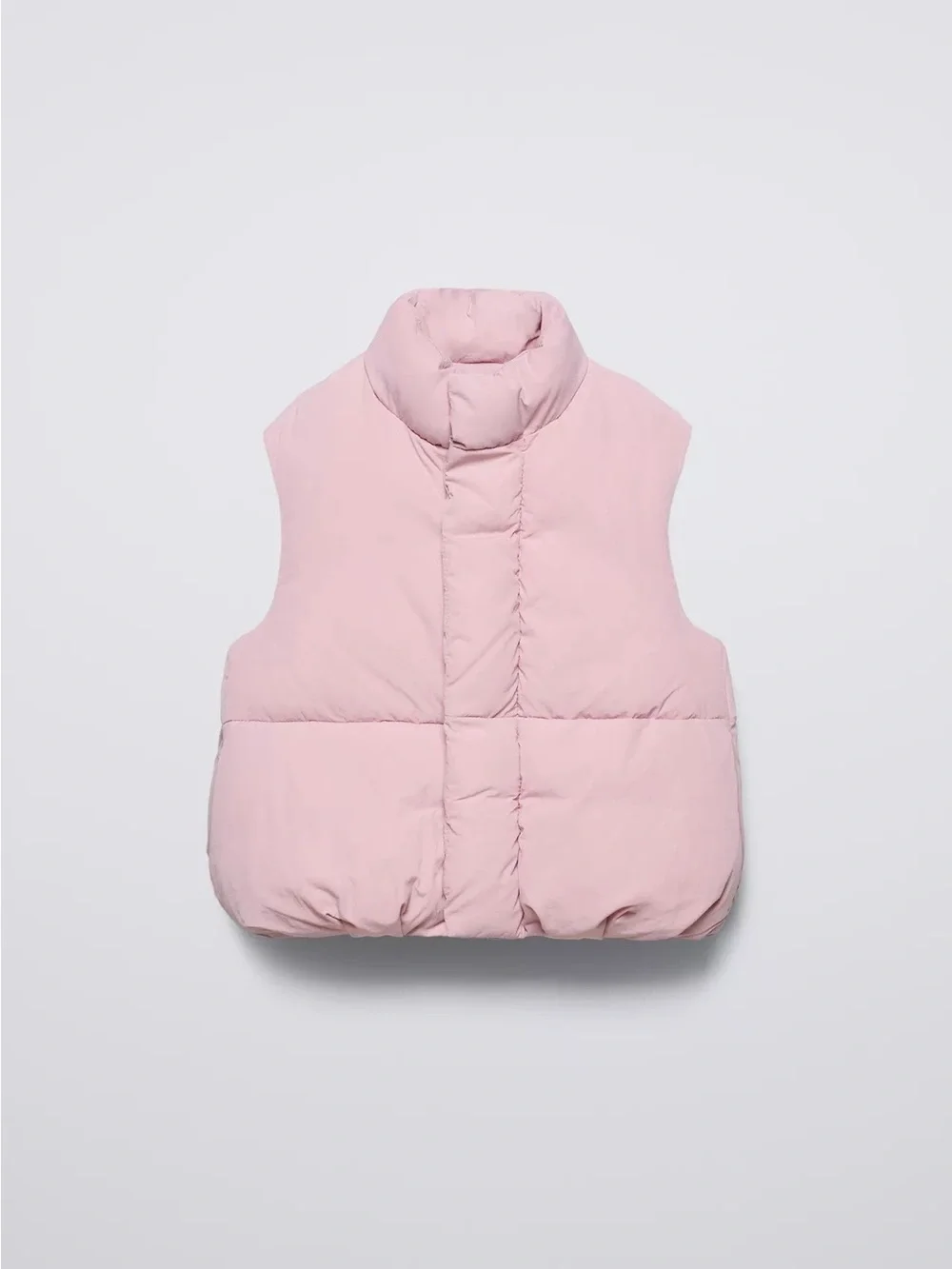 Zara Kids Puffer Vest - Light Pink